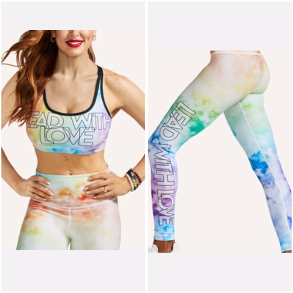NWT Peloton tye dye Sports set